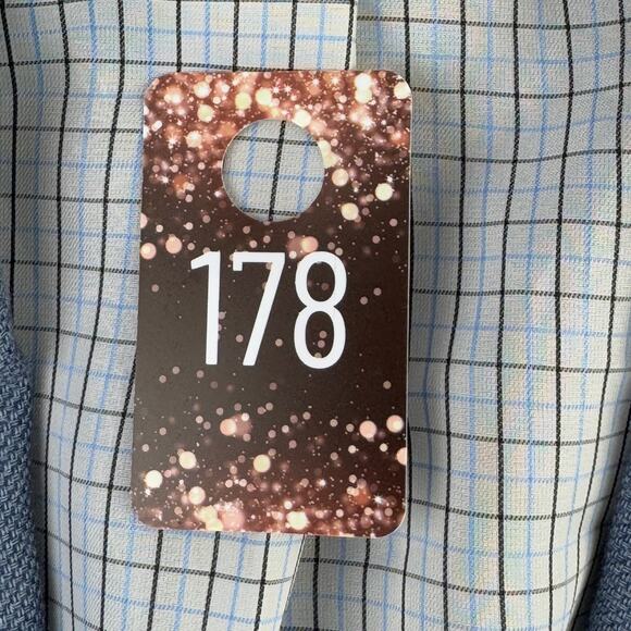 Lauren Ralph Lauren Blue Linen Blend 2 Button Single Breasted Blazer Size 42R - Picture 16 of 16